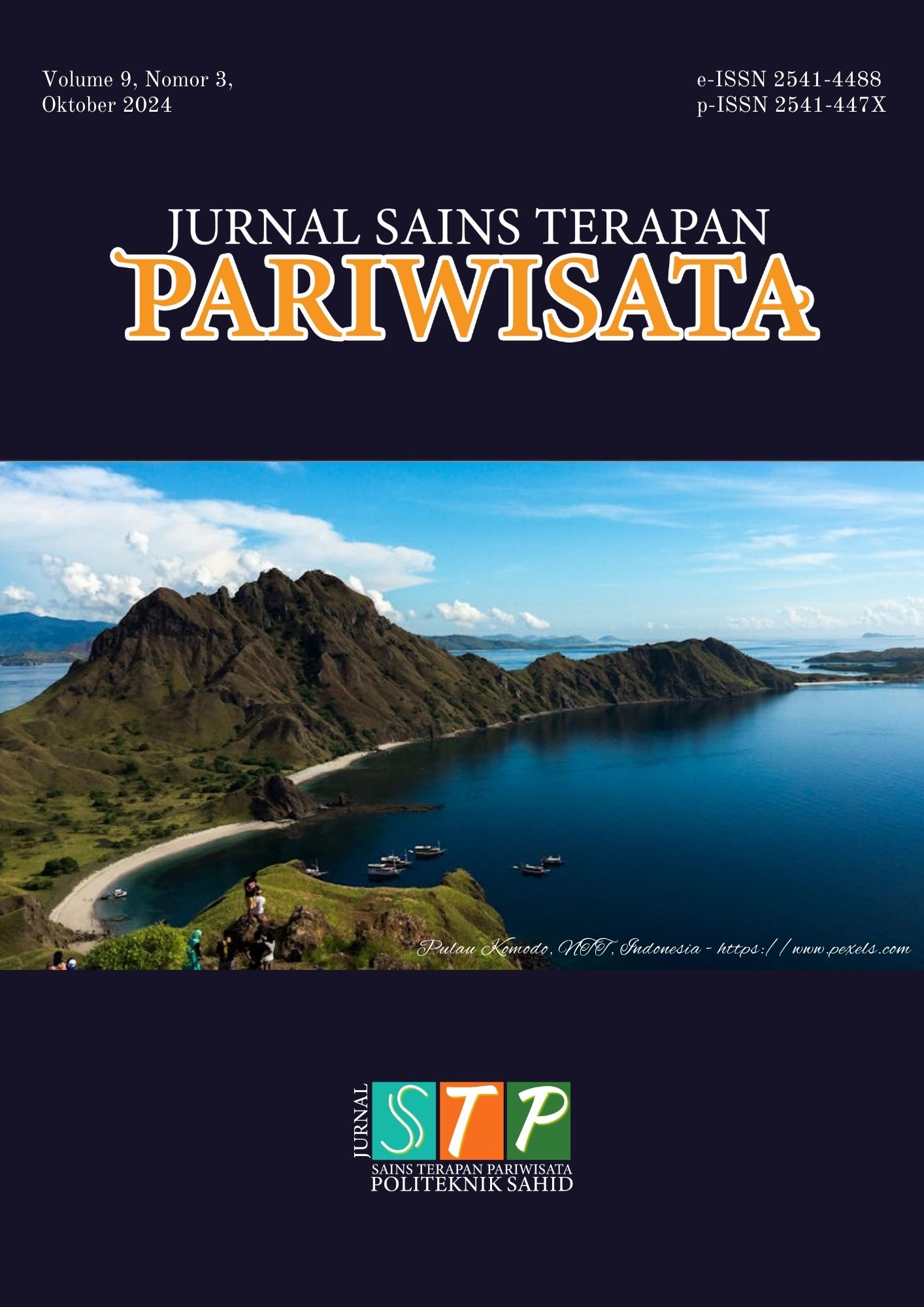 					View Vol. 9 No. 3 (2024): Jurnal Sains Terapan Pariwisata
				